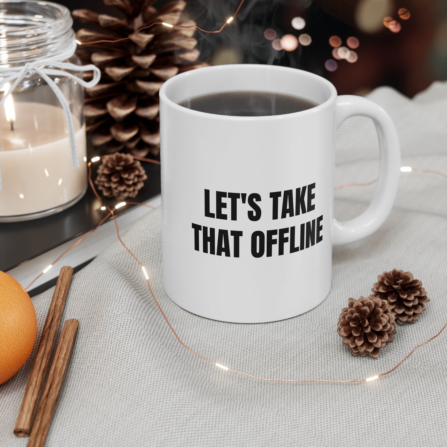 Let's Take That Offline — "Petey the Architect" Personalized Ceramic Coffee Mug