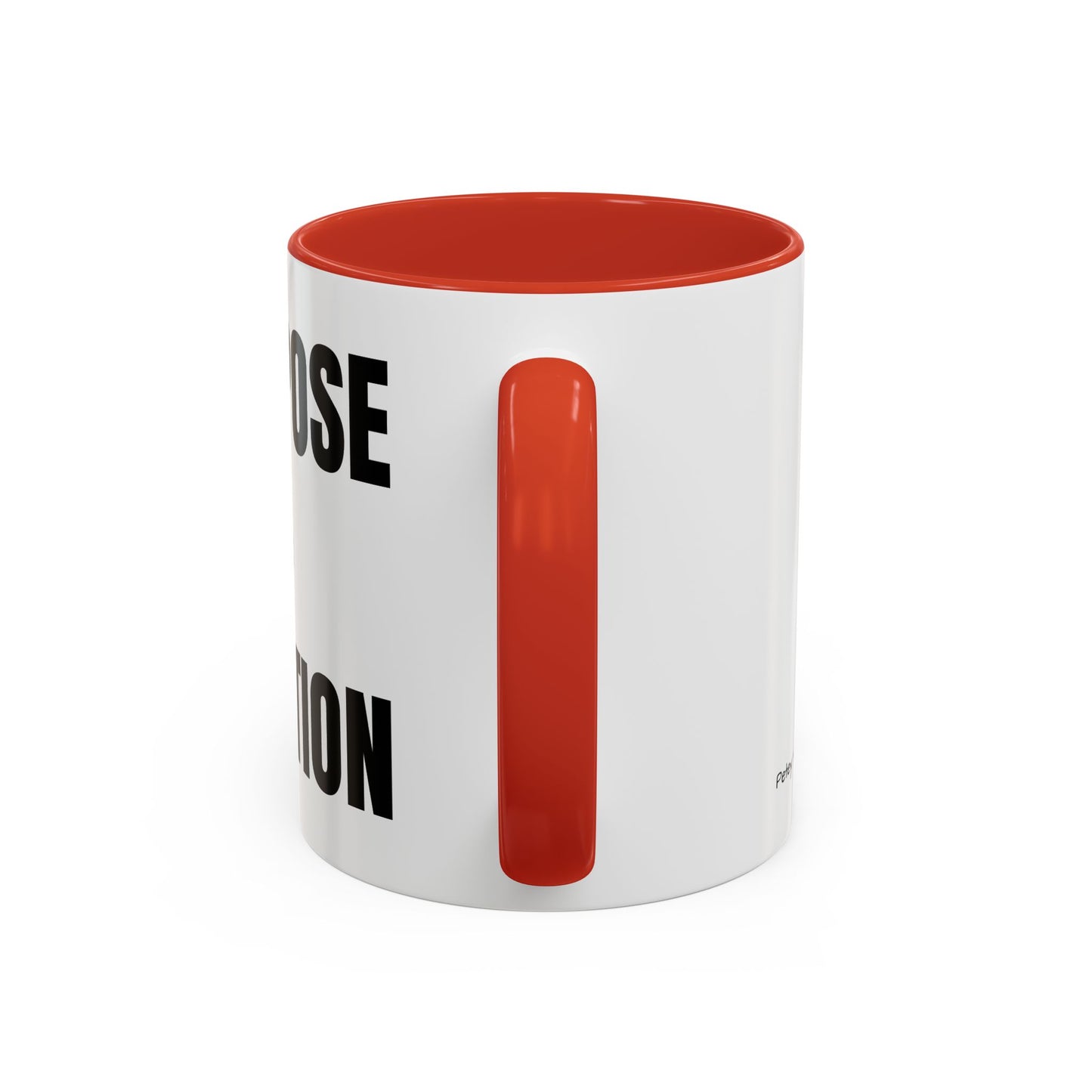 Purpose Over Position Accent Coffee Mug – Motivational Office Gift