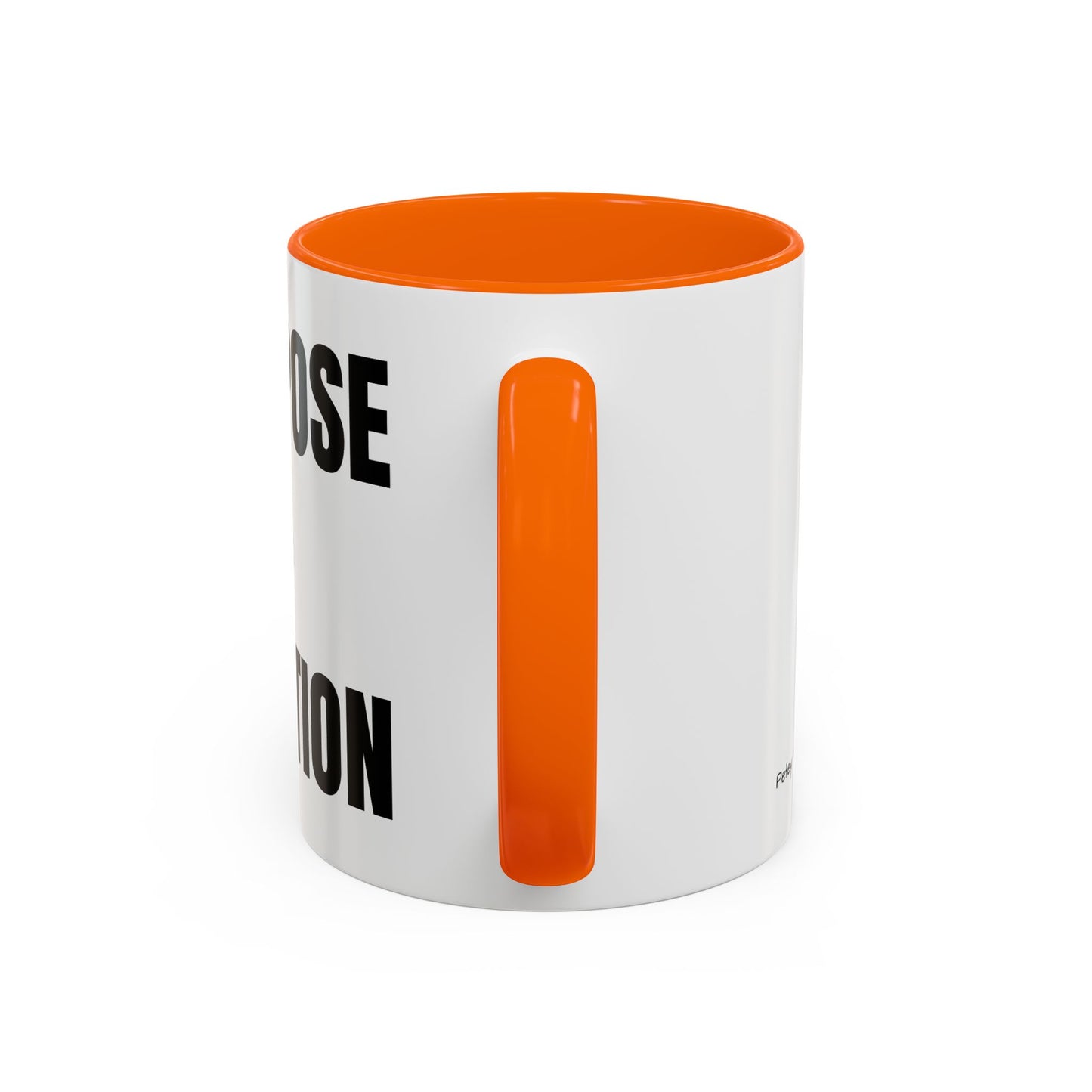 Purpose Over Position Accent Coffee Mug – Motivational Office Gift