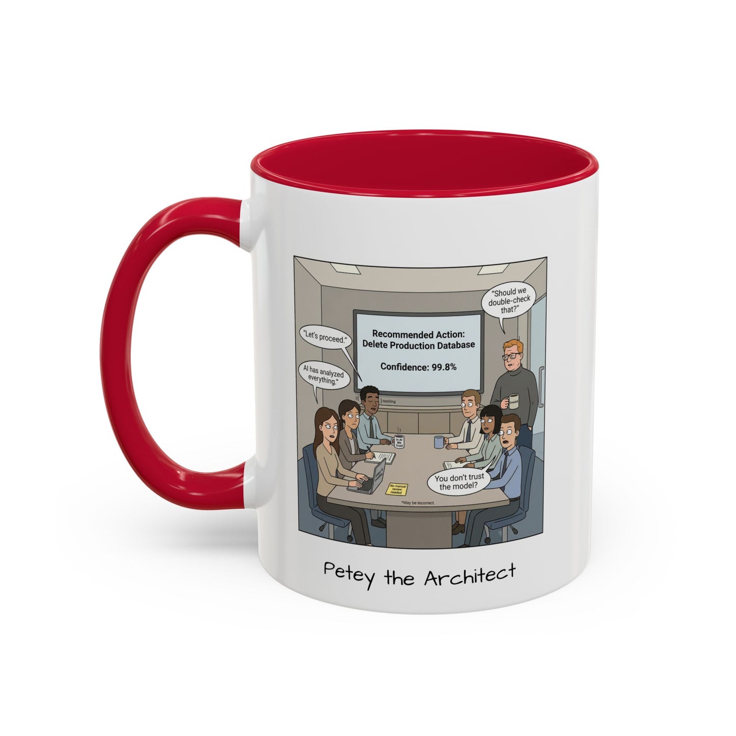 In AI We Trust Coffee Mug — Funny Tech Lover Gift (11oz & 15oz)