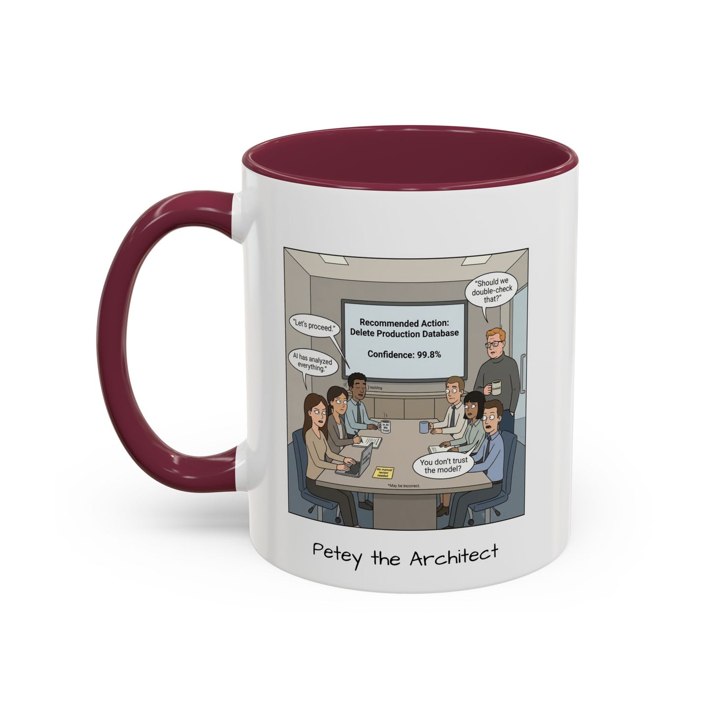 In AI We Trust Coffee Mug — Funny Tech Lover Gift (11oz & 15oz)