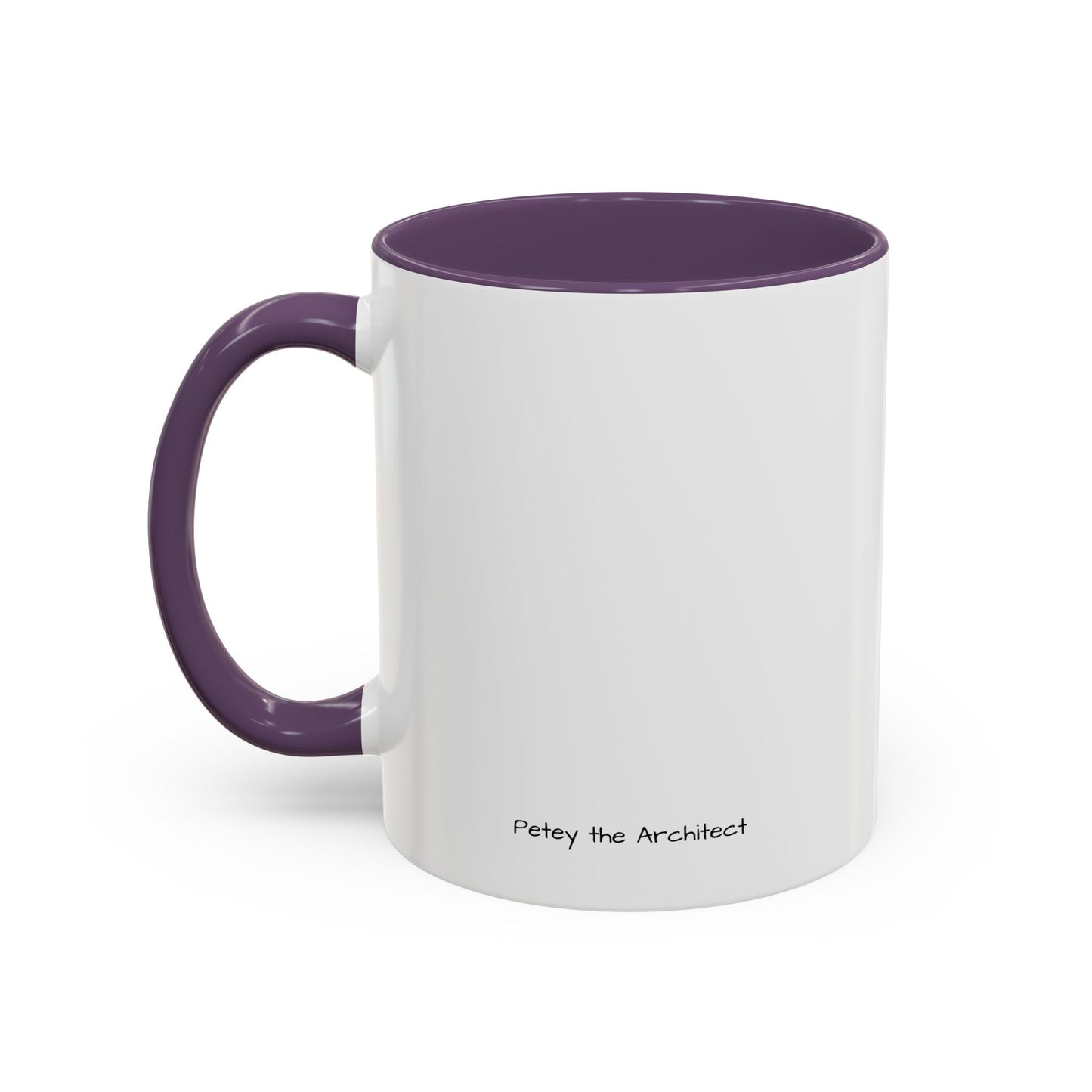 Purpose Over Position Accent Coffee Mug – Motivational Office Gift