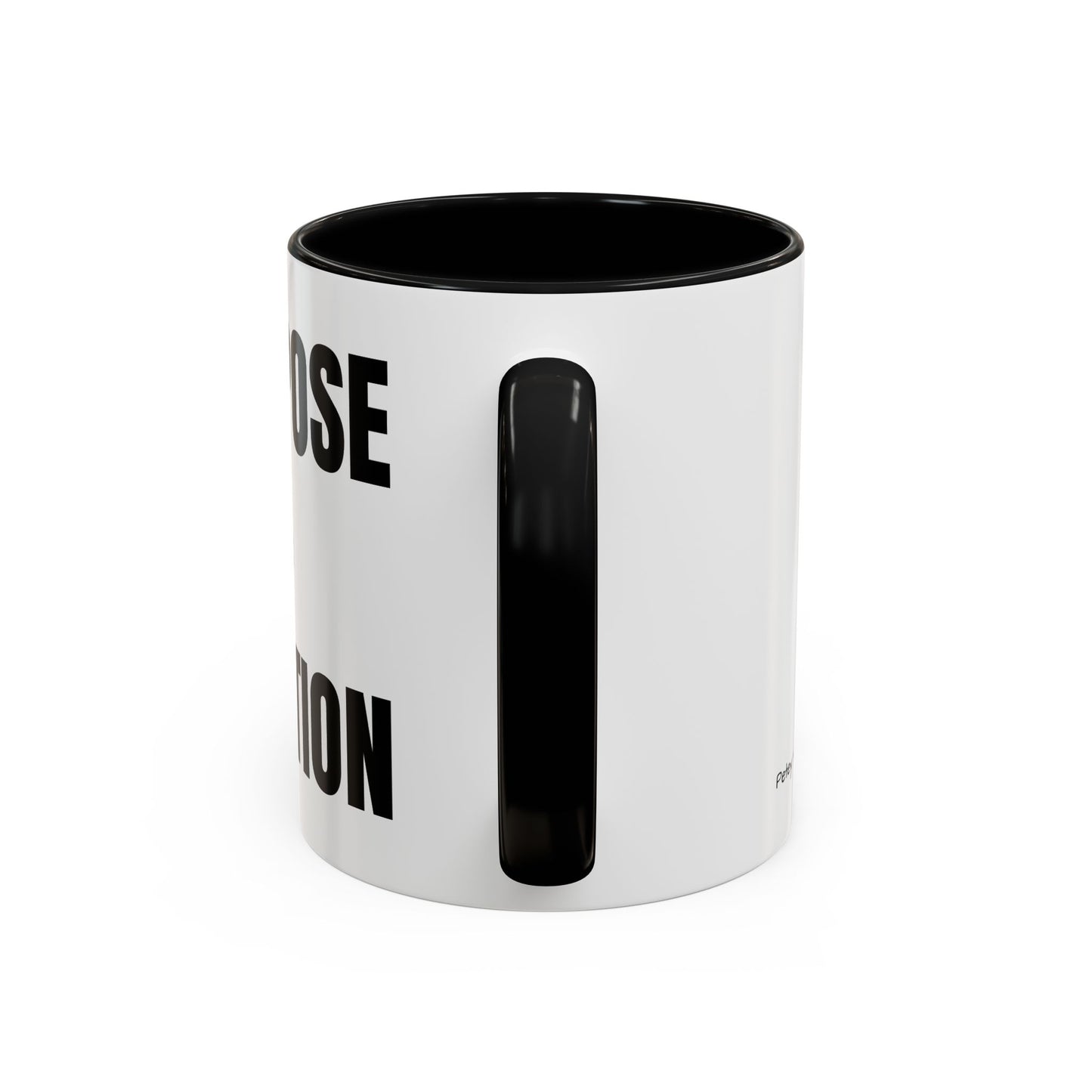 Purpose Over Position Accent Coffee Mug – Motivational Office Gift