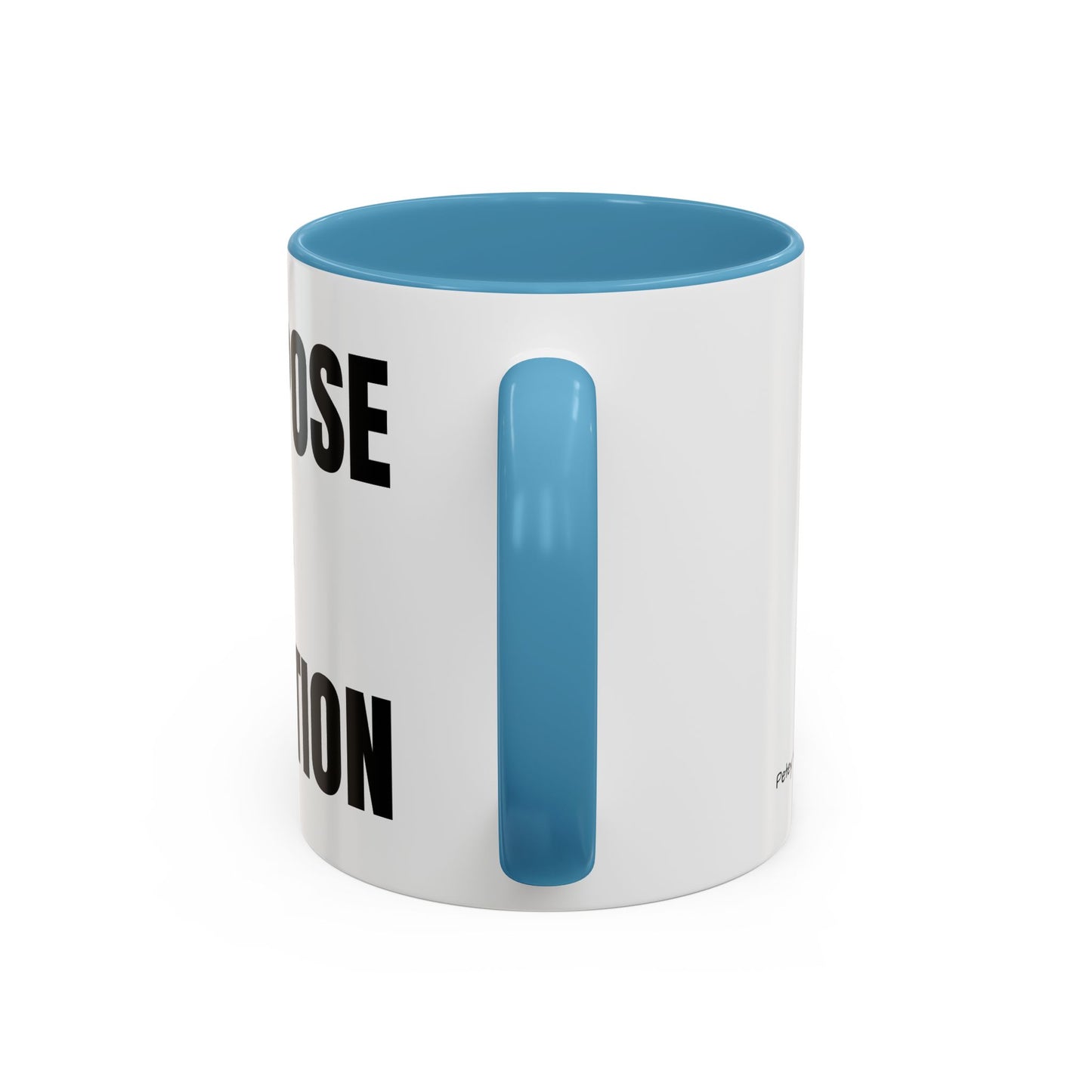 Purpose Over Position Accent Coffee Mug – Motivational Office Gift
