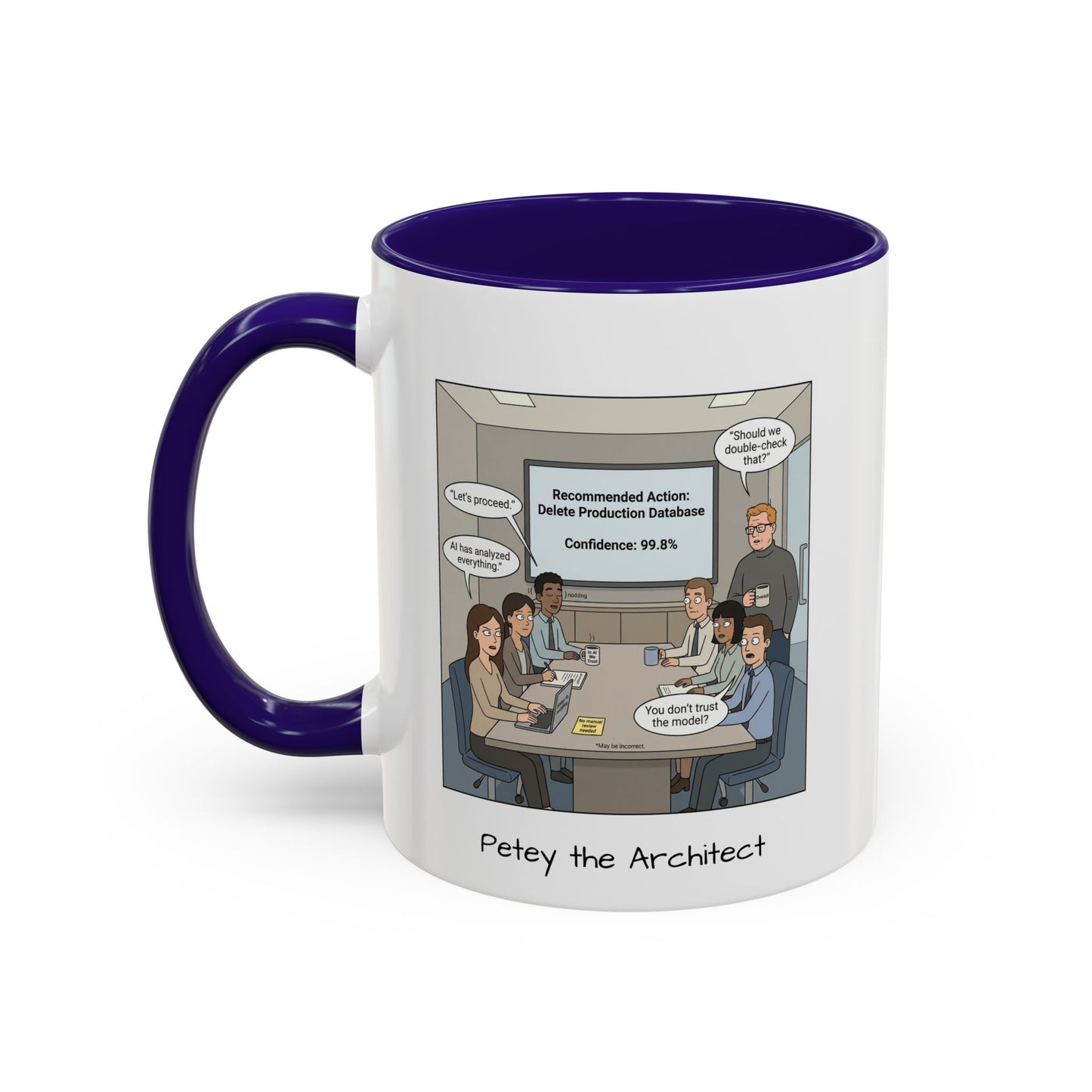 In AI We Trust Coffee Mug — Funny Tech Lover Gift (11oz & 15oz)