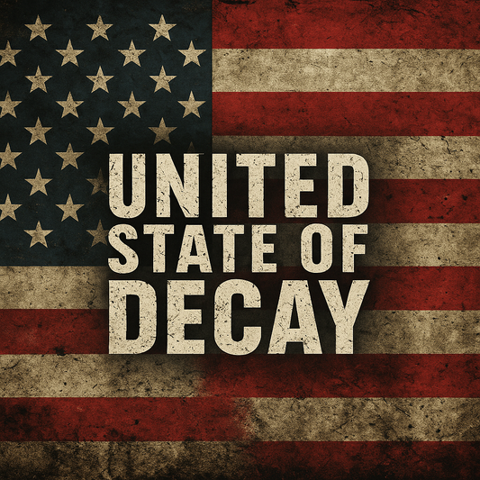 Vintage American Flag Kiss-Cut Stickers, Grunge USA Decay Stickers, Laptop Accessories, Unique Gifts, Americana Decor
