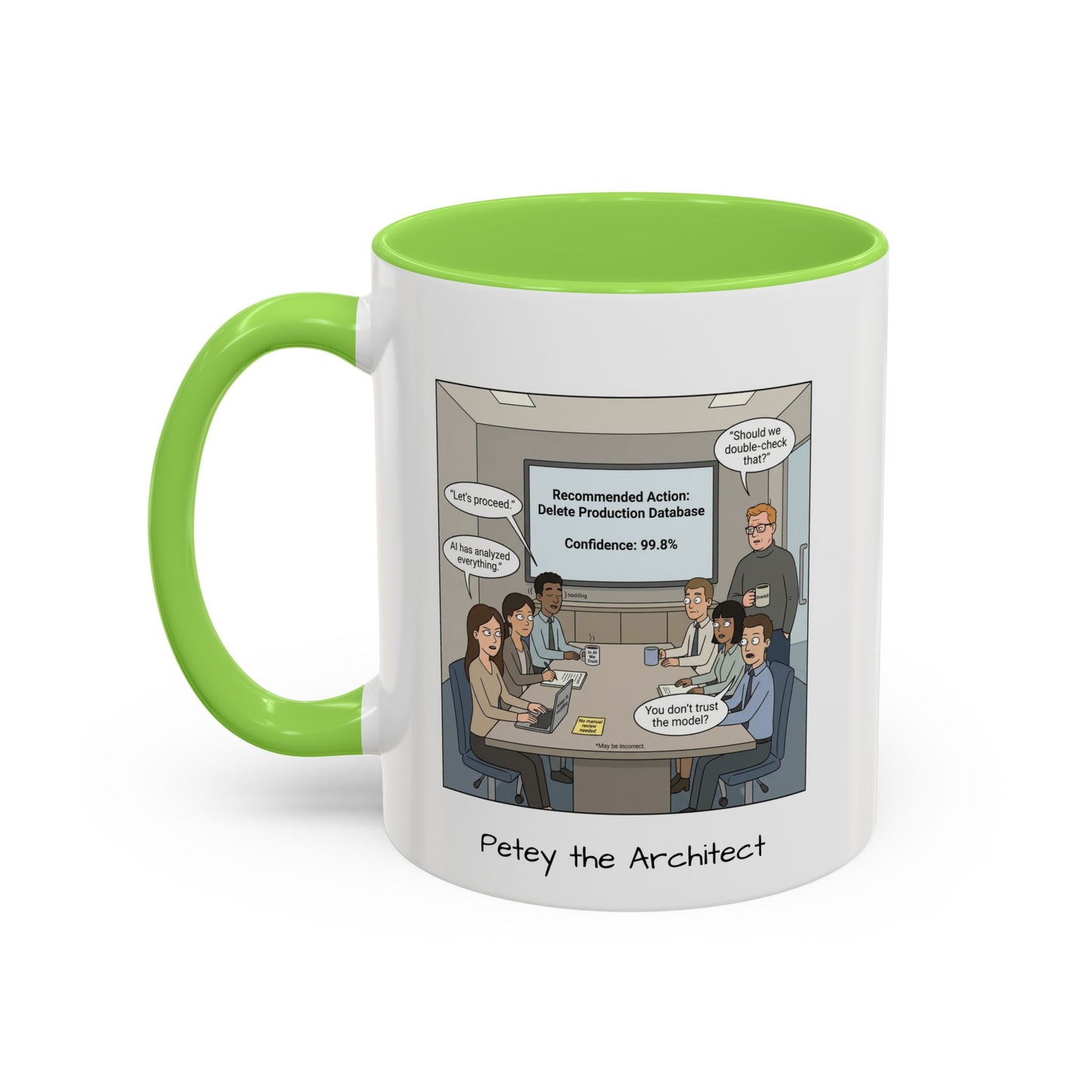 In AI We Trust Coffee Mug — Funny Tech Lover Gift (11oz & 15oz)