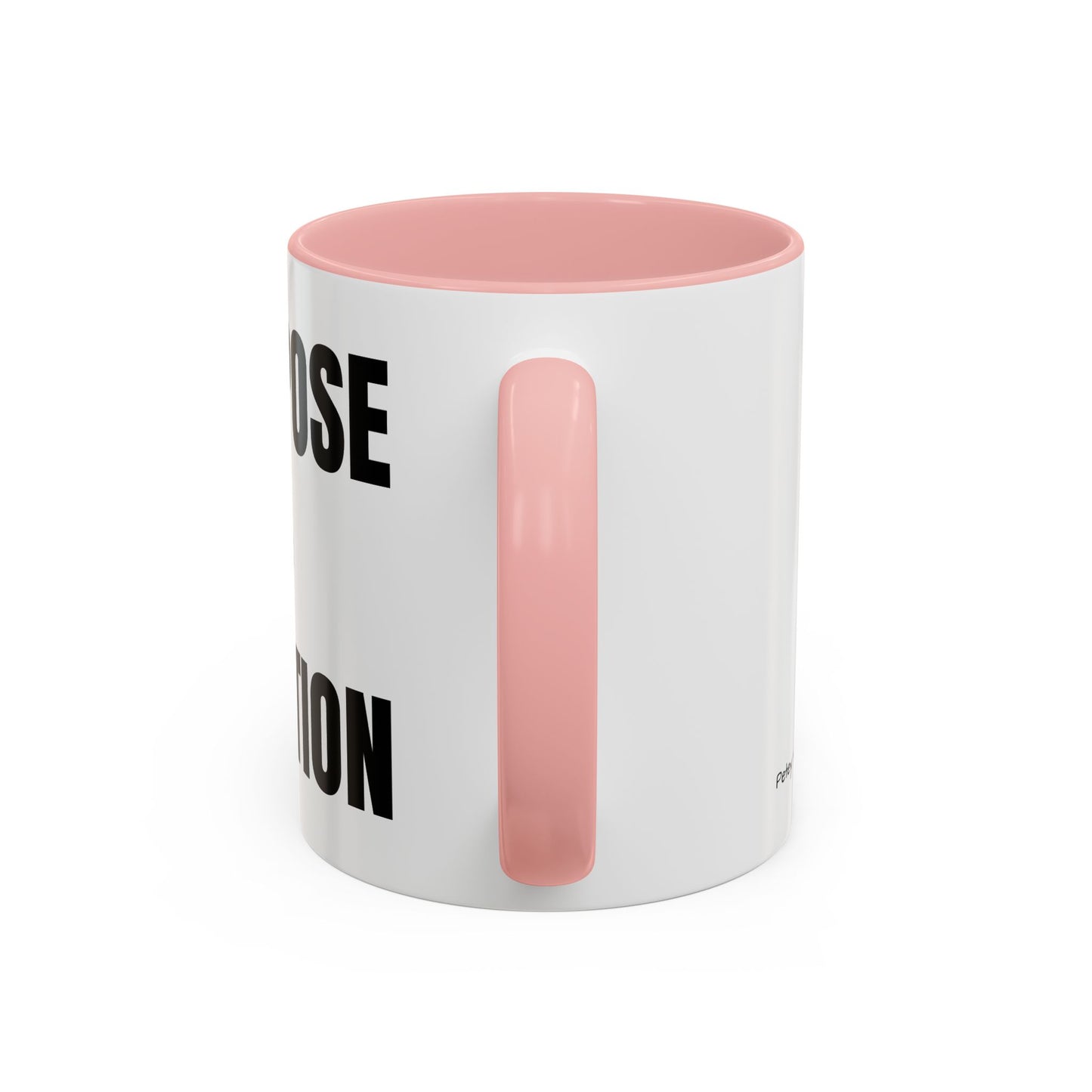 Purpose Over Position Accent Coffee Mug – Motivational Office Gift