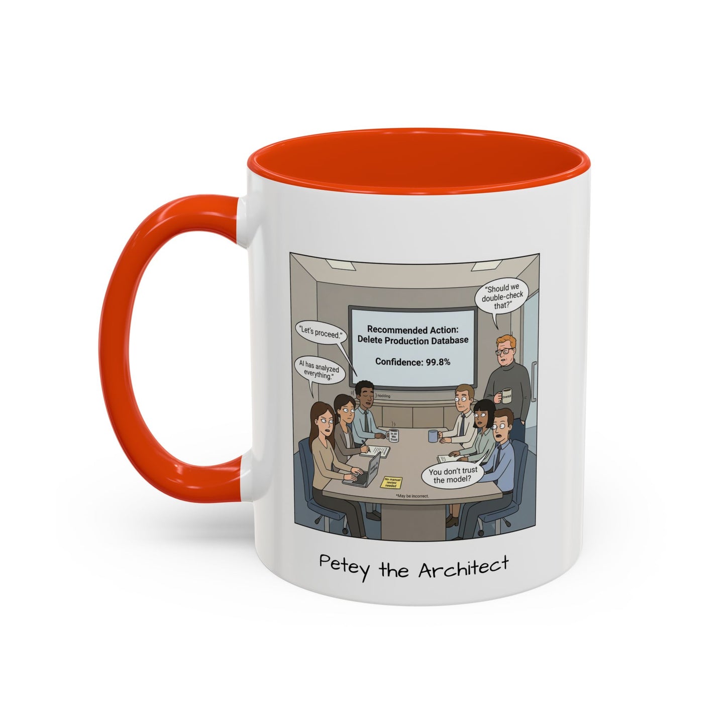 In AI We Trust Coffee Mug — Funny Tech Lover Gift (11oz & 15oz)