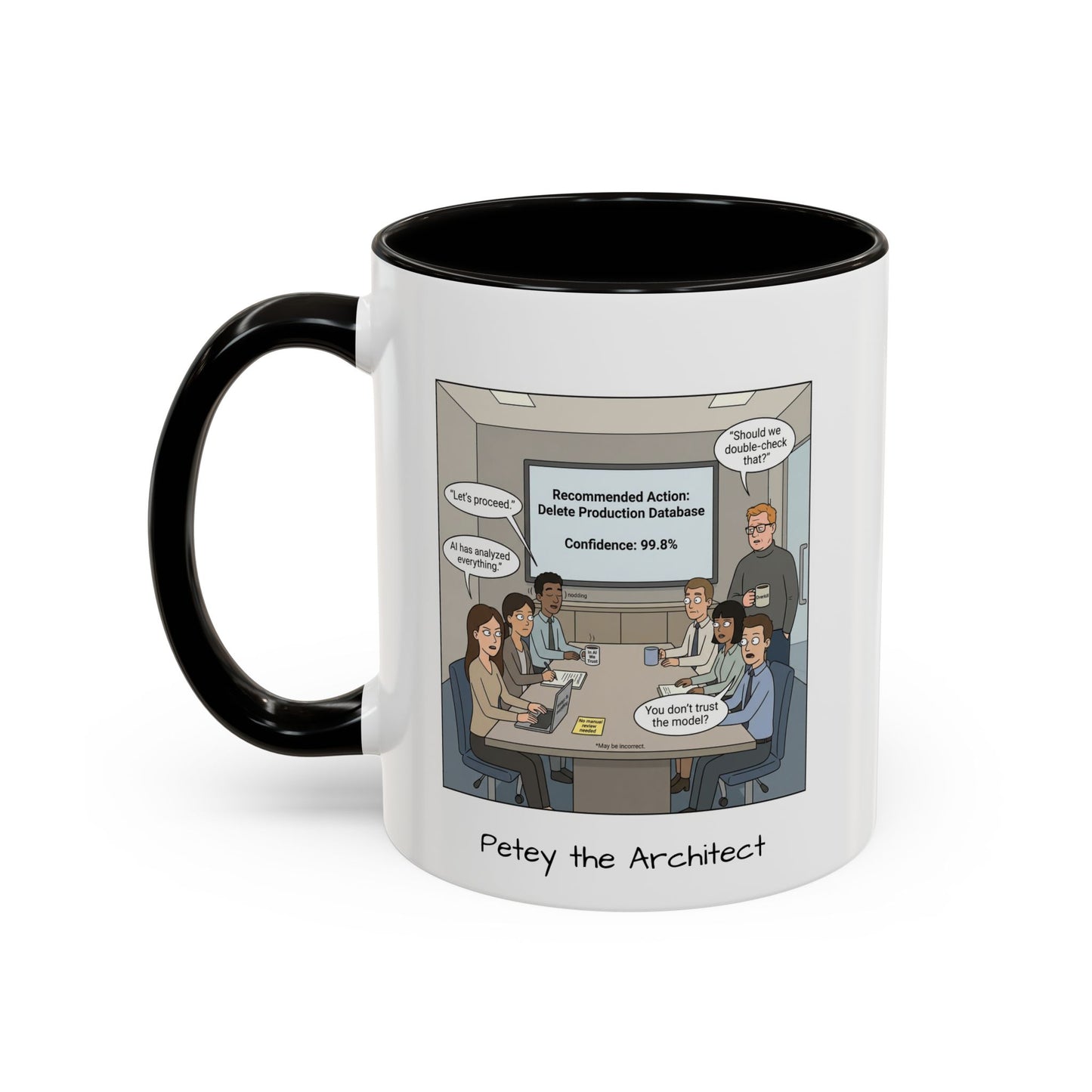 In AI We Trust Coffee Mug — Funny Tech Lover Gift (11oz & 15oz)