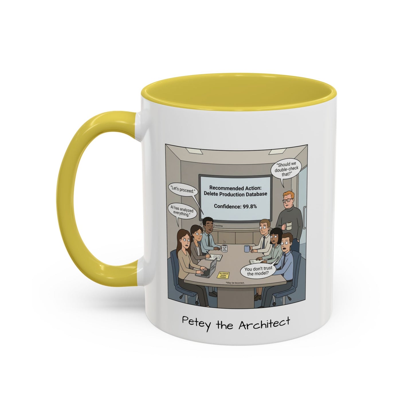 In AI We Trust Coffee Mug — Funny Tech Lover Gift (11oz & 15oz)