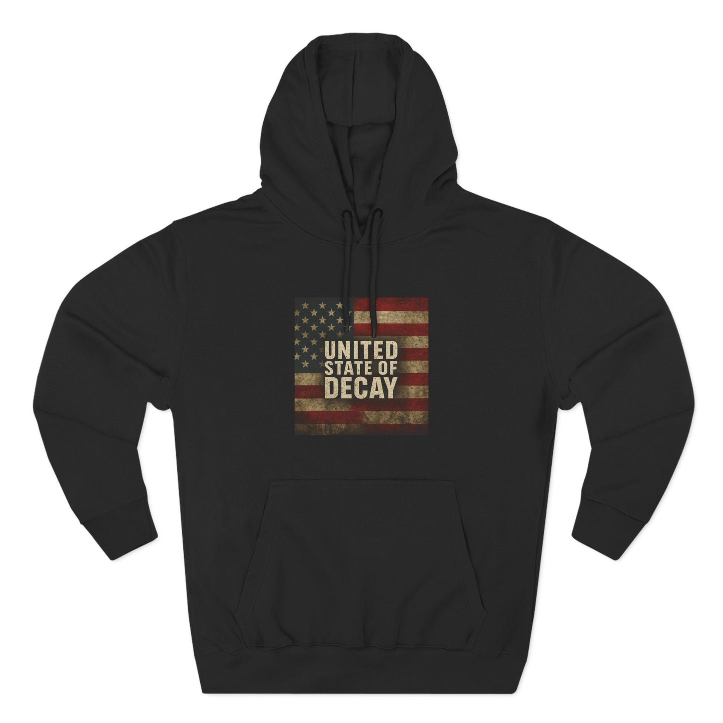UNITED STATE OF DECAY, Cozy Sweatshirt, Perfect Gift for Veterans, Patriotic Apparel, Unisex Hoodie