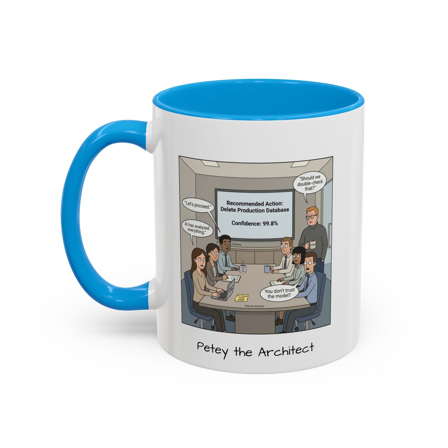 In AI We Trust Coffee Mug — Funny Tech Lover Gift (11oz & 15oz)