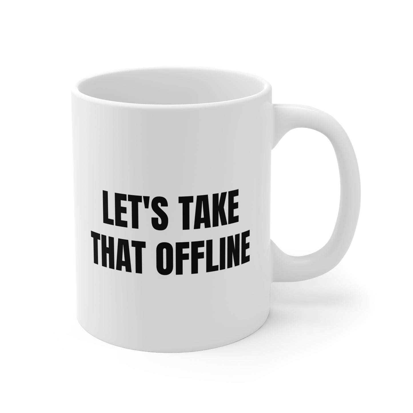 Let's Take That Offline — "Petey the Architect" Personalized Ceramic Coffee Mug