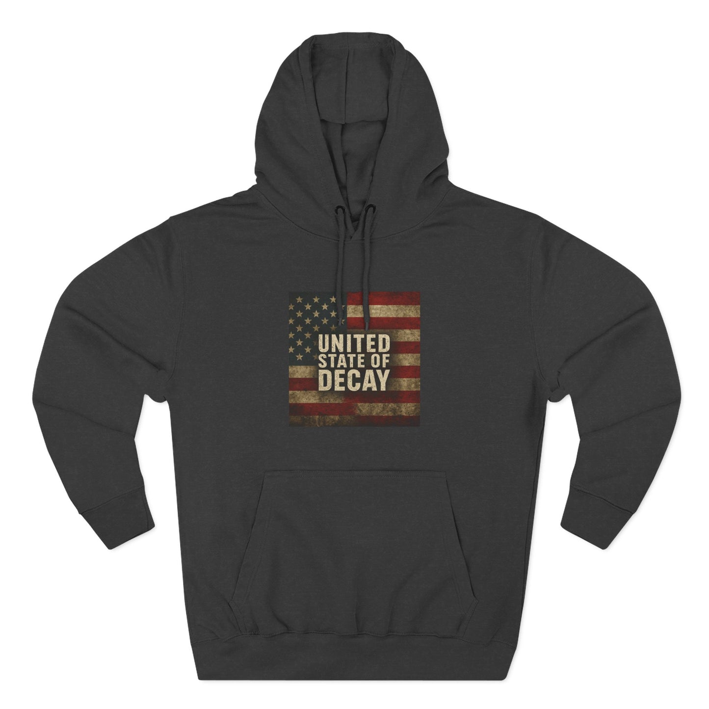 UNITED STATE OF DECAY, Cozy Sweatshirt, Perfect Gift for Veterans, Patriotic Apparel, Unisex Hoodie